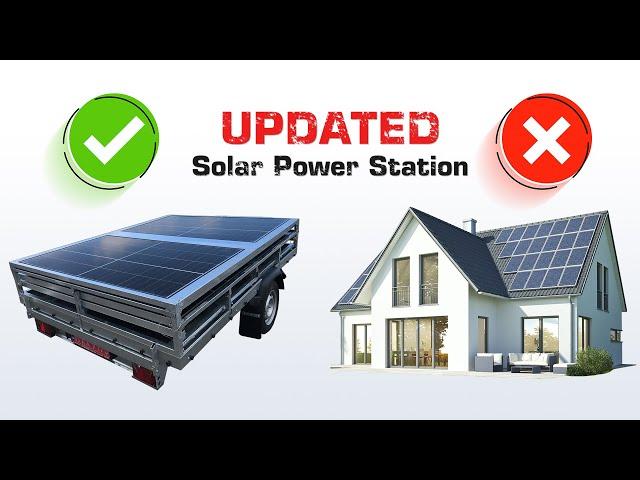 Solar station ON THE ROAD