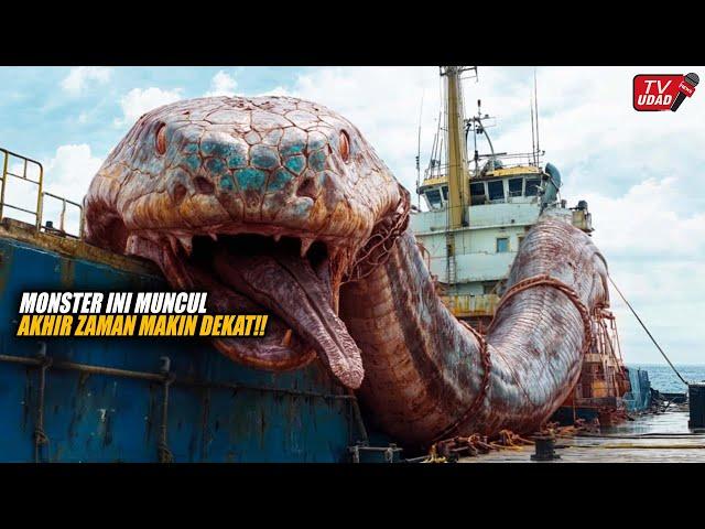 Hundreds of Years Old Giant Snake Monster Appears in the Middle of the Sea, Shocking the World...