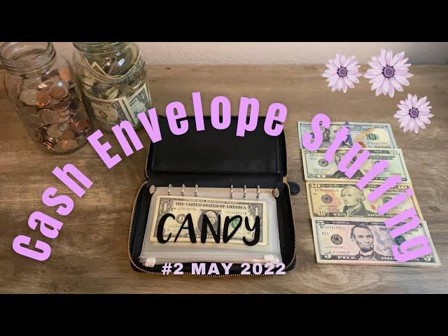 Cash Envelope Stuffing #2 May 2022 // $384 // Low Income Budget