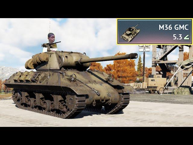 This is Better than M18??? (M36 GMC Experience) - War Thunder #137