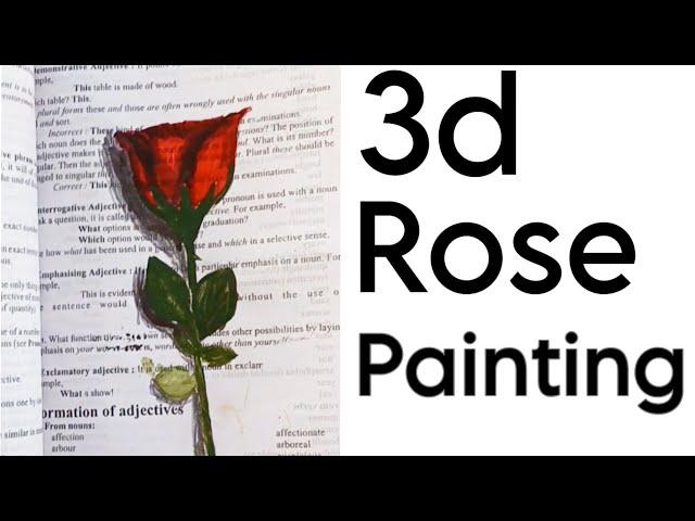 3D Rose Painting