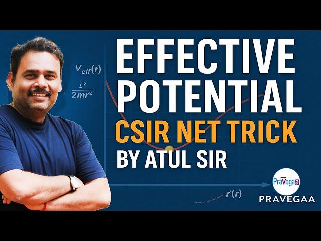 Master Effective Potential in Classical Mechanics | CSIR NET Physics Tricks by Atul Sir