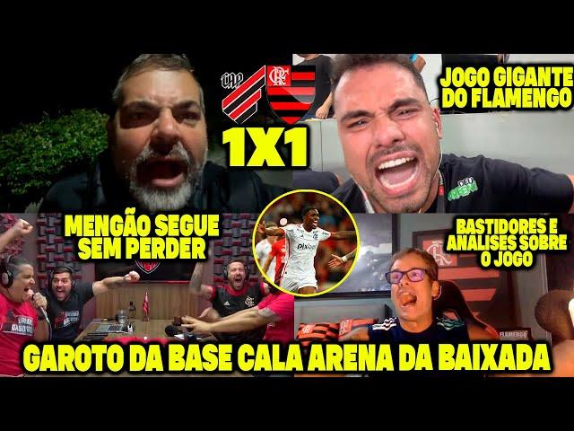 JOGO GIGANTE DO FLAMENGO! EMPATE COM SABOR DE VITÓRIA - GAROTO DA BASE CALA ARENA DA BAIXADA!