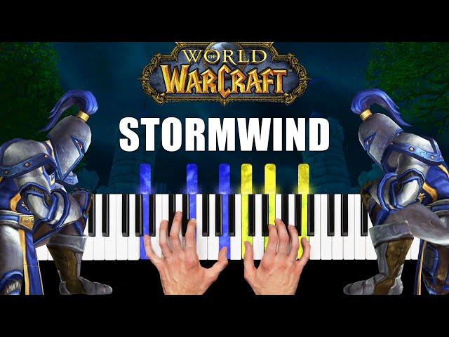 World of Warcraft - Stormwind Theme - Piano Cover & Tutorial