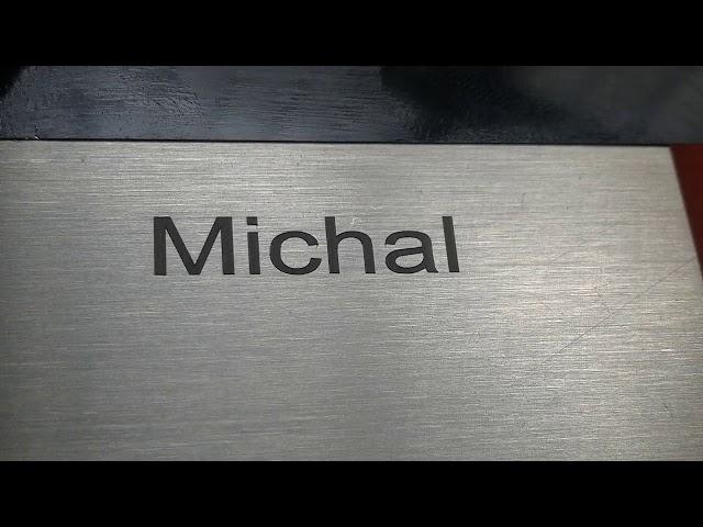 To Michal from Jill+marking black color on stainless steel by fiber laser marking machine