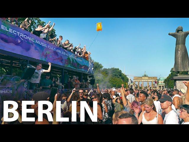 BERLIN – Rave the Planet 2023 – Techno Festival [4K live]  City Walking Tour (2023)