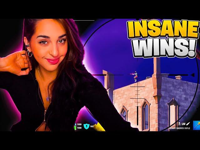 INSANE Fortnite Wins With The Sniper!