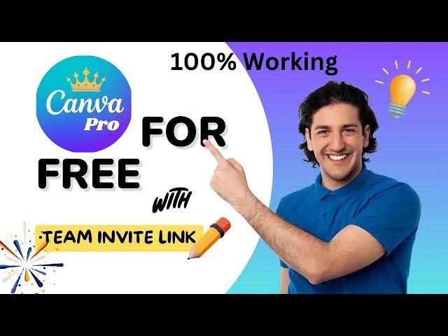 Canva Pro Free Lifetime Access 2024 | Canava Pro for Free 100% Working #canvaprofessional #canva