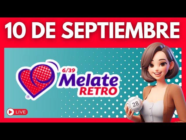 MELATE RETRO Resultados de HOY 10 de septiembre 2024 