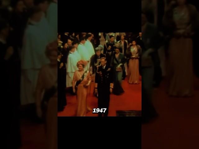 The Queen Mother attending both of her daughters weddings, 1947 & 1960! #queenmother #royal #royalty