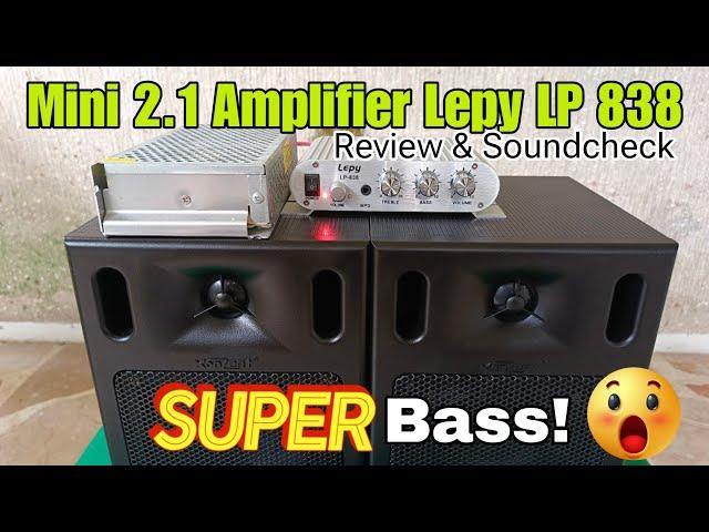 Lepy LP 838 Amplifier Review [2.1 Super Bass]