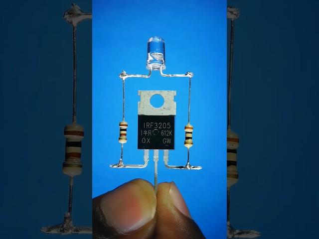 Electronic Project using IRF3205 MOSFET | 12v bulb Flashing Circuit