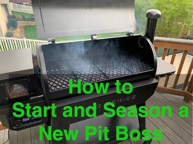 How to Start and Season a New Pit Boss Pellet Grill