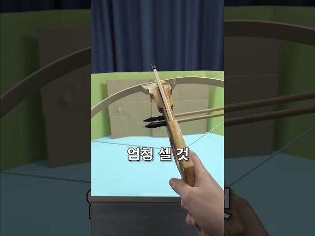 Insane destructive power of a crossbow toy #toygun #Temu #review