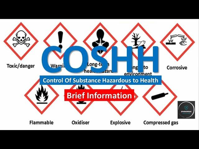 Introduction of COSHH | What is COSHH | How to prepare COSHH assessment | Spark Speak