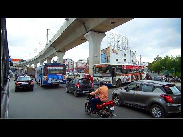 LB Nagar to Uppal - Bus Journey Visuals - ComeTube