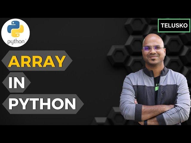 #26 Python Tutorial for Beginners | Array in Python