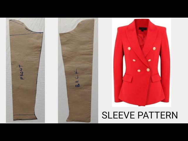 HOW TO DRAFT A BASIC SLEEVE PATTERN | BEGINNER FRIENDLY