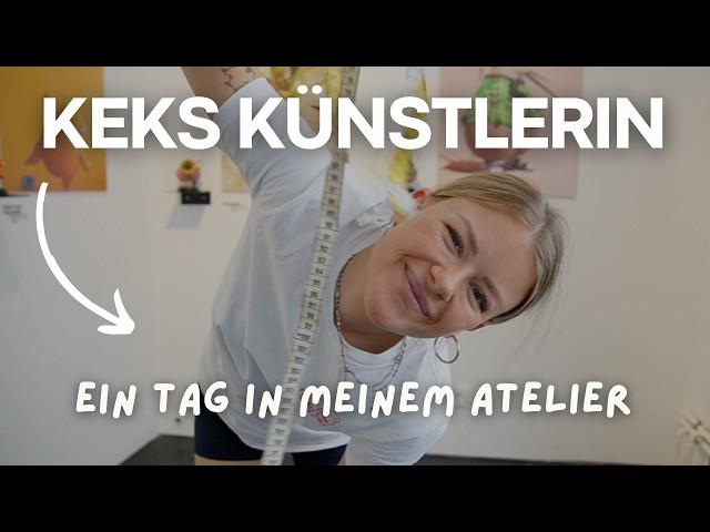 Mini VLOG: Ein Tag als Keks Künstlerin in meinem Atelier