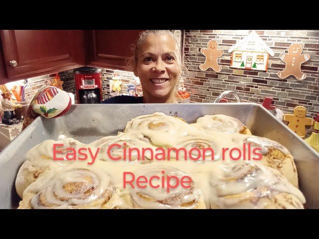 quick and easy sticky buns // cinnamon rolls made easy