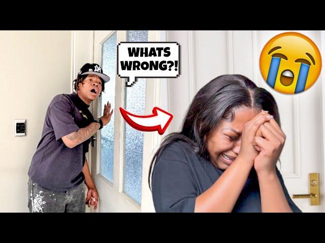 CRYING WITH THE DOOR LOCKED!!! *PRANK*