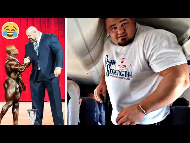 Brian Shaw Walking In Public (SHOCKING!)