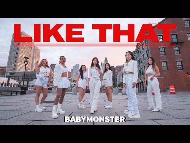 [KPOP IN PUBLIC - ONE TAKE] BABYMONSTER - 'LIKE THAT' | Full Dance Cover by HUSH BOSTON