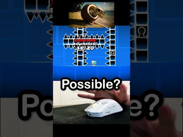 Impossible Cube Rat Trap in Geometry Dash! #shorts