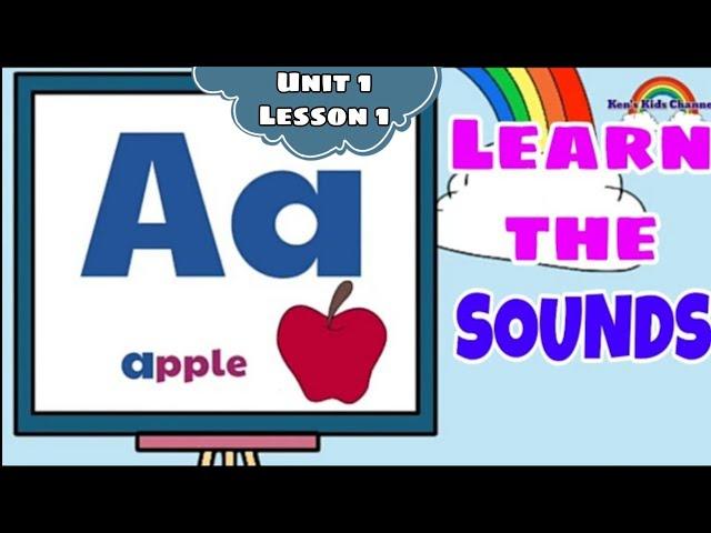 ABC Phonics for Kids | Letters and their Sounds A - Z | Unit 1 - Lesson 1