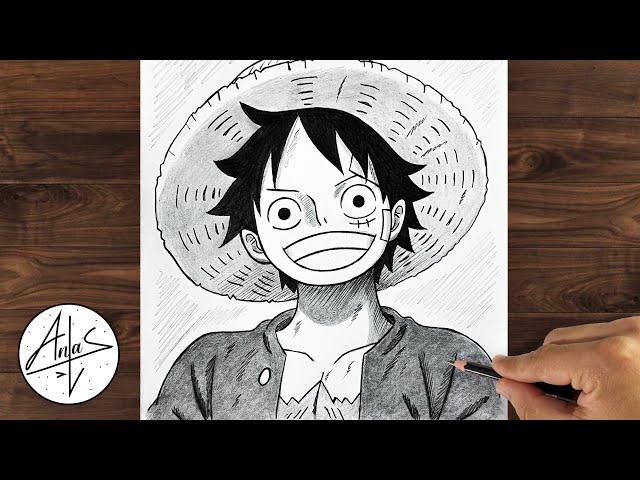 How To Draw Monkey D. Luffy | Anime Drawing Tutorial