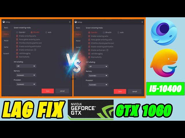 GAMELOOP DIRECT X VS OPENGL | GAMELOOP LAG FIX | LOW END PC |