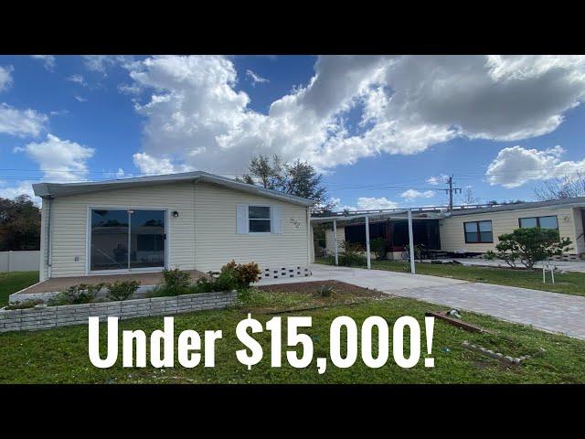 Under $15,000 Mobile Home For Sale Palmetto Florida (Country Lakes Village)