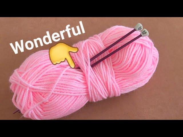 PERFECT An unusual knitting stitch! very easy and beautiful knitting pattern