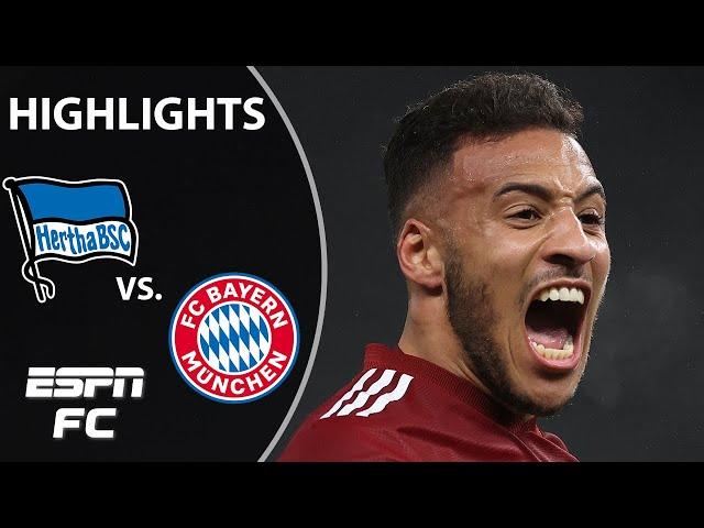 Bayern Munich SURGES to 4-1 win vs. Hertha Berlin | Bundesliga highlights | ESPN FC