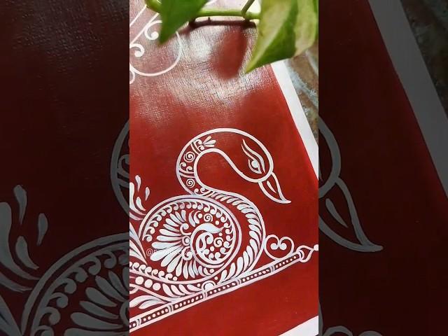 Alpona // Saraswati Puja Alpona #alpona #artvideo #bengali #arttutorial #alponadesign