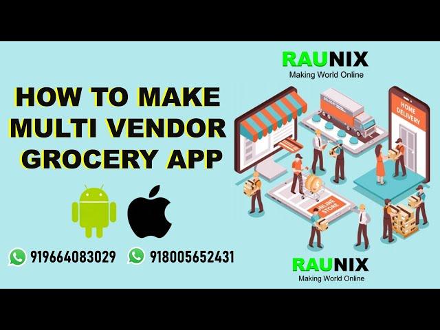 How to make multi vendor App in Dubai |  Multivendor App in Dubai | Topbasket | Raunix