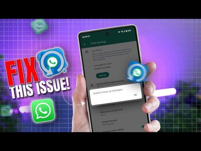 How To Fix WhatsApp Unable To Backup Message Problem On Android | WhatsApp Backup Not Working