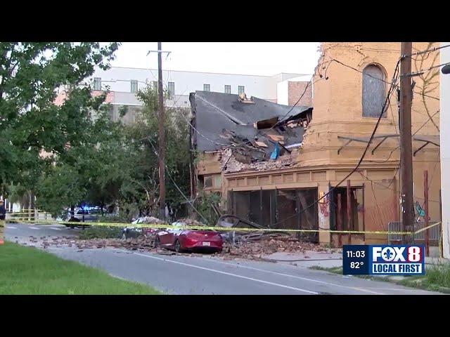 Building collapses in Central City, no injuries reported