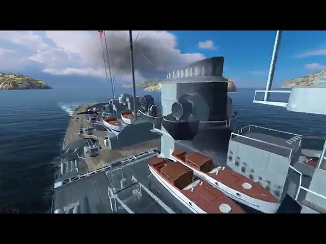 Battle of warship once more World of Warships Blitz: Battleship Tirpitz