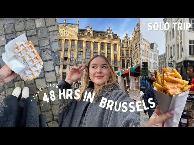 my first ever solo trip | let's go to brussels