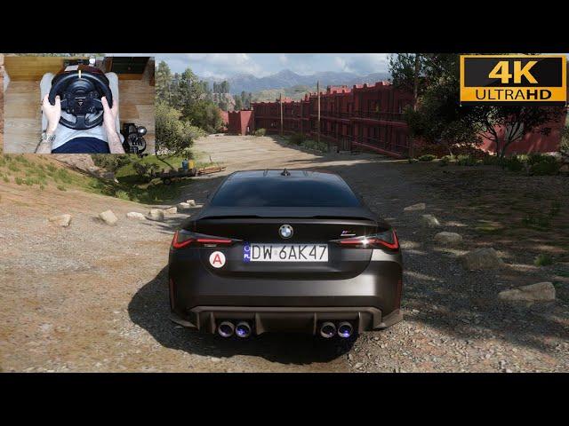 Forza Horizon 5 - BMW M4 G82 - Test Drive with THRUSTMASTER TS-XW + TH8A - 4K