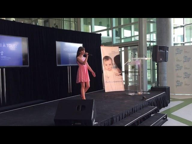 Leticia chante Sous une pluie d'étoiles de Cindy Daniel