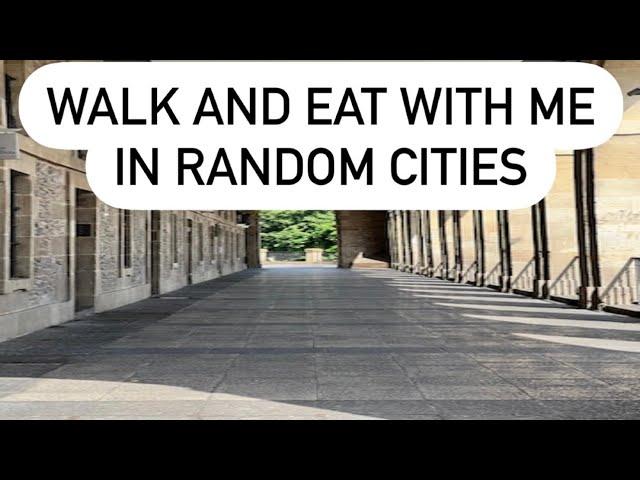 #1 WALK AND EAT WITH ME IN RANDOM CITIES - EPISODE 1 #travel #food