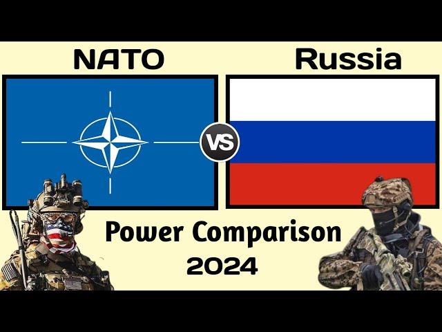 NATO vs Russia Military Power Comparison 2024 | NATO vs Russia military power| World military power