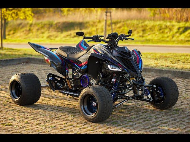 220 Km/h  on a quad   ???  Yamaha Raptor  S1000 RR  200HP