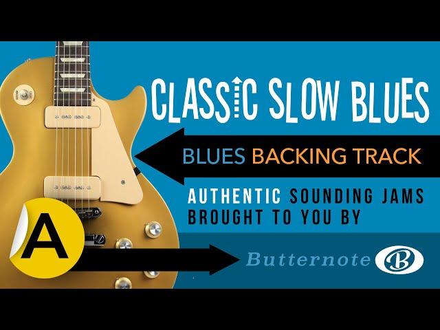 Slow blues backing track in A | Classic slow and sleazy!