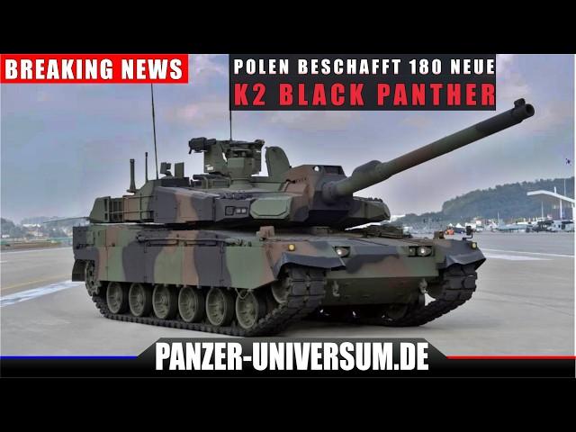 Polen kauft bald weitere 180 K2(PL) Black Panther Kampfpanzern!