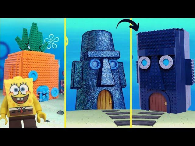 I built an ENTIRE Bikini Bottom in Lego - SpongeBob