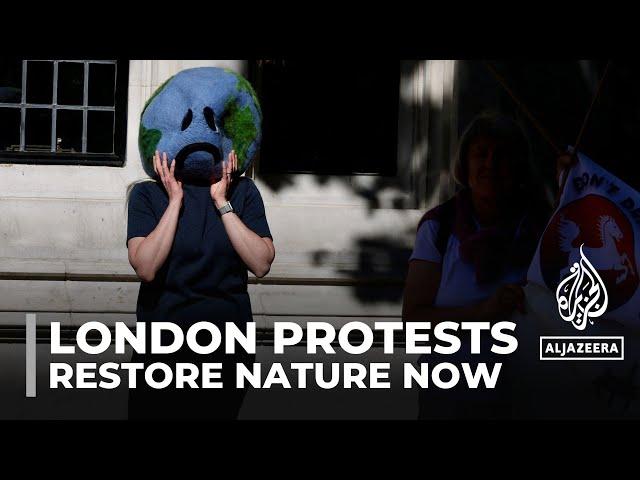 Thousands march in London to call for ‘urgent’ climate action