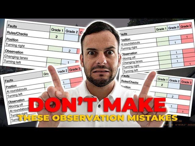 Observation For Your Driving Test-Part 1